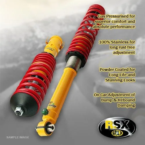SPAX RSX Coilover Kit for Audi applications - RSX726